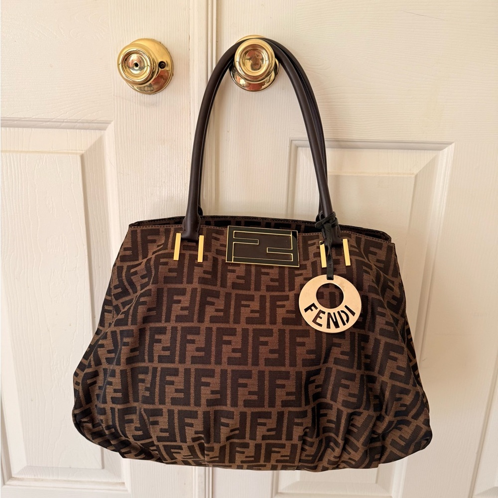 Fendi Zucca Canvas Tote